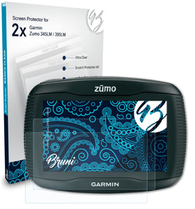Bruni Basics-Clear Displayschutzfolie für Garmin Zumo 345LM / 395LM