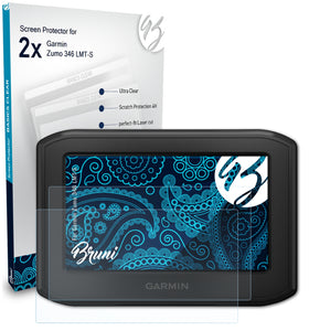 Bruni Basics-Clear Displayschutzfolie für Garmin Zumo 346 LMT-S