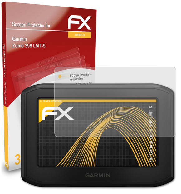 atFoliX FX-Antireflex Displayschutzfolie für Garmin Zumo 396 LMT-S