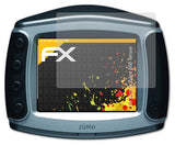 Panzerfolie atFoliX kompatibel mit Garmin Zumo 500 deluxe, entspiegelnde und stoßdämpfende FX (3X)