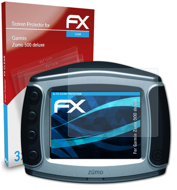 atFoliX FX-Clear Schutzfolie für Garmin Zumo 500 deluxe