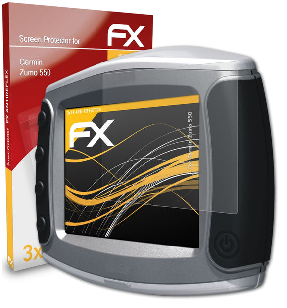 atFoliX FX-Antireflex Displayschutzfolie für Garmin Zumo 550