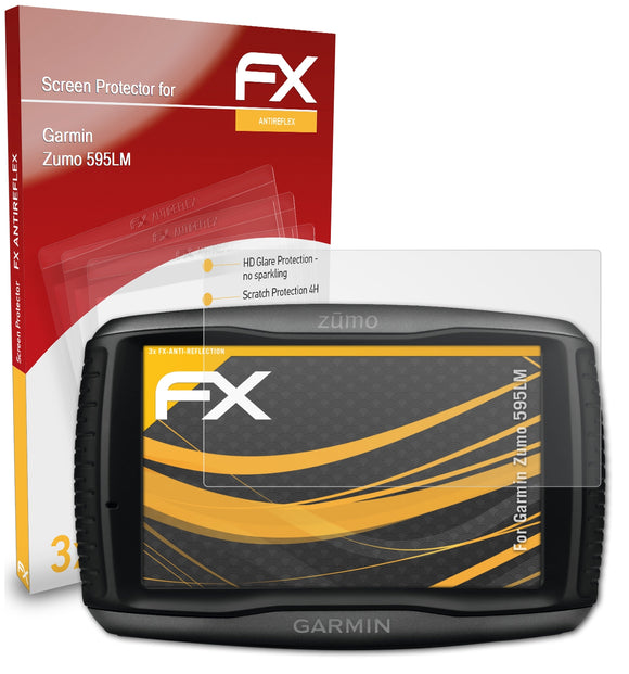 atFoliX FX-Antireflex Displayschutzfolie für Garmin Zumo 595LM