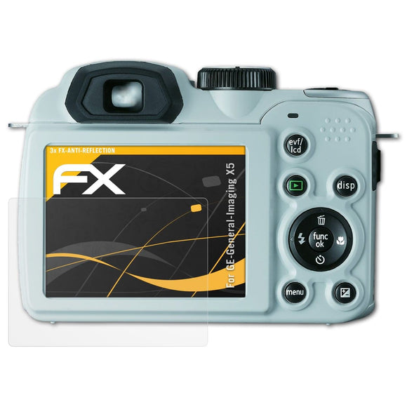 atFoliX FX-Antireflex Displayschutzfolie für GE-General-Imaging X5