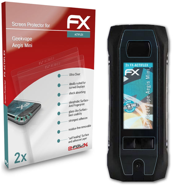 atFoliX FX-ActiFleX Displayschutzfolie für Geekvape Aegis Mini