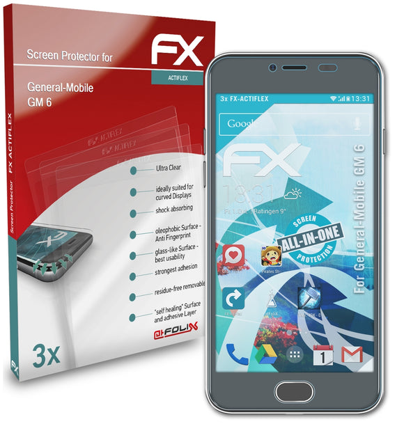 atFoliX FX-ActiFleX Displayschutzfolie für General-Mobile GM 6