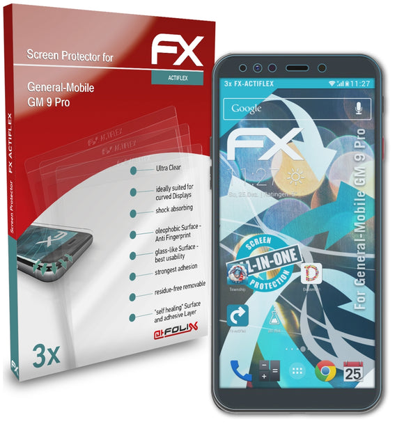 atFoliX FX-ActiFleX Displayschutzfolie für General-Mobile GM 9 Pro