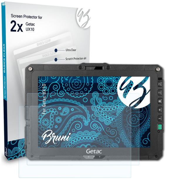 Bruni Basics-Clear Displayschutzfolie für Getac UX10