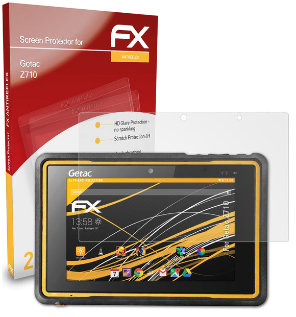 atFoliX FX-Antireflex Displayschutzfolie für Getac Z710