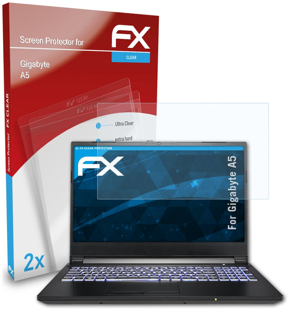 atFoliX FX-Clear Schutzfolie für Gigabyte A5