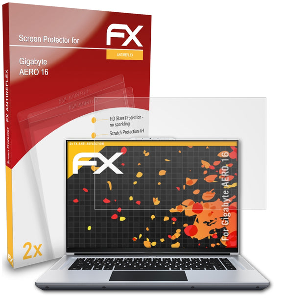 atFoliX FX-Antireflex Displayschutzfolie für Gigabyte AERO 16