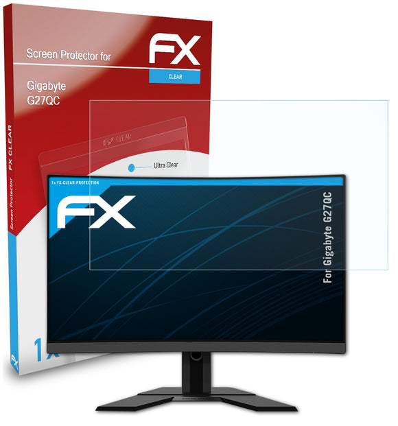 atFoliX FX-Clear Schutzfolie für Gigabyte G27QC