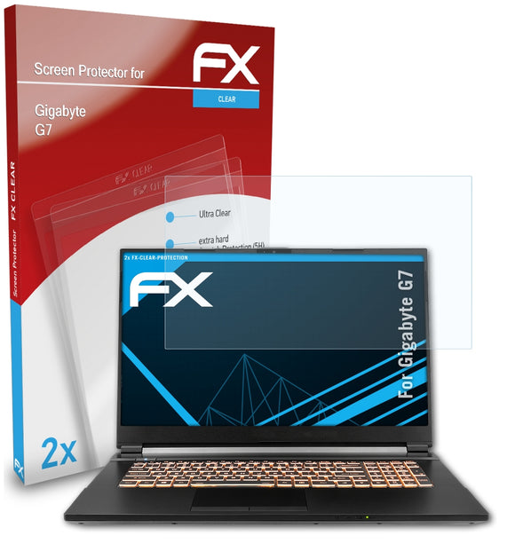 atFoliX FX-Clear Schutzfolie für Gigabyte G7