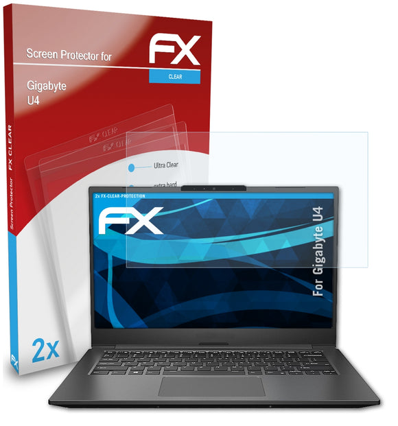 atFoliX FX-Clear Schutzfolie für Gigabyte U4