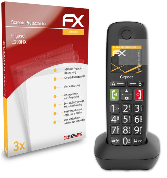 atFoliX FX-Antireflex Displayschutzfolie für Gigaset E290HX