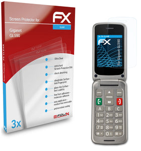 atFoliX FX-Clear Schutzfolie für Gigaset GL590