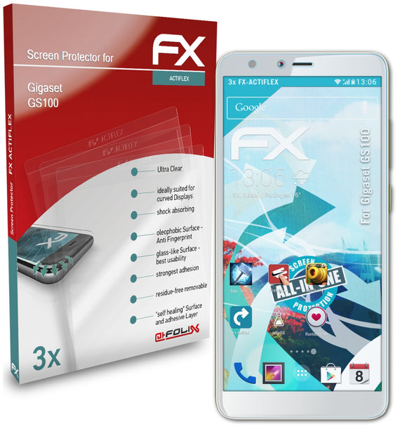 atFoliX FX-ActiFleX Displayschutzfolie für Gigaset GS100