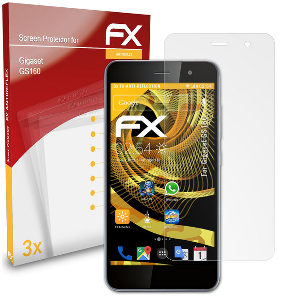 atFoliX FX-Antireflex Displayschutzfolie für Gigaset GS160