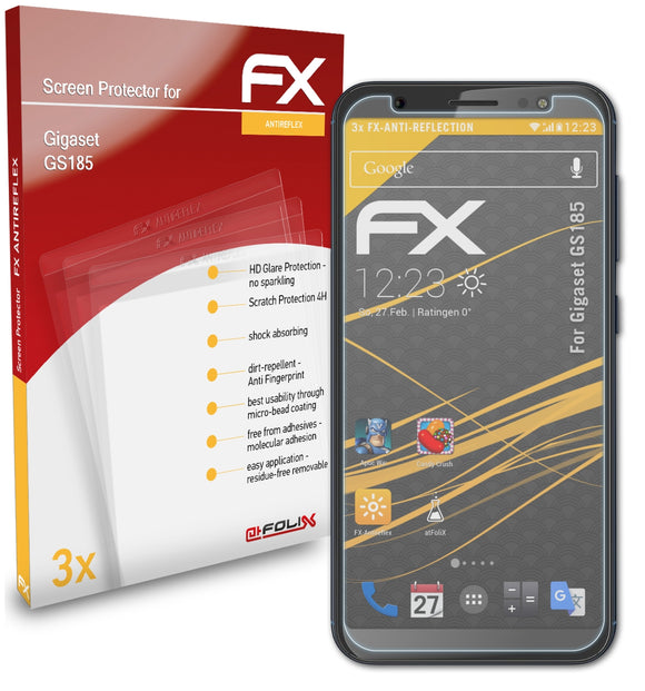 atFoliX FX-Antireflex Displayschutzfolie für Gigaset GS185