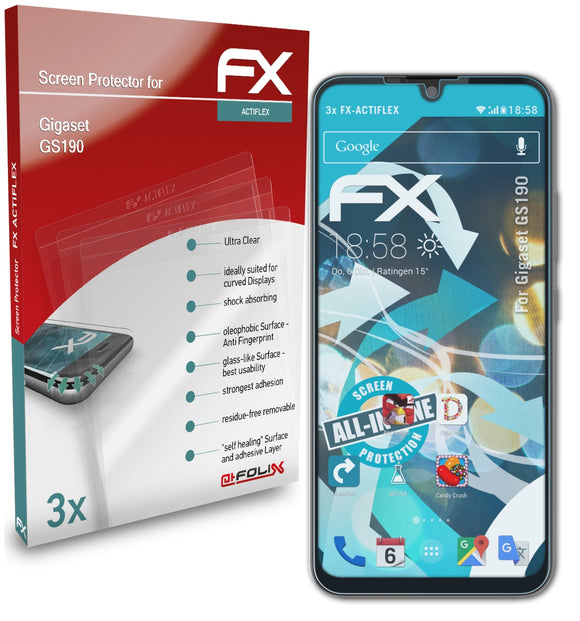 atFoliX FX-ActiFleX Displayschutzfolie für Gigaset GS190