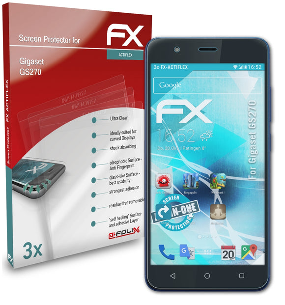 atFoliX FX-ActiFleX Displayschutzfolie für Gigaset GS270
