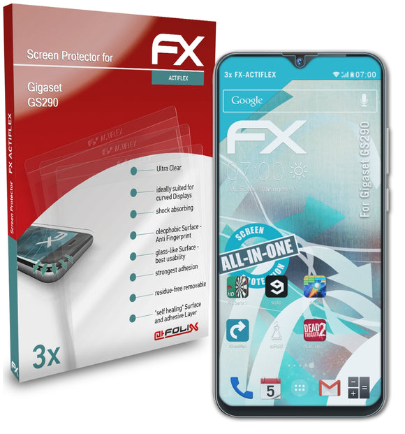 atFoliX FX-ActiFleX Displayschutzfolie für Gigaset GS290