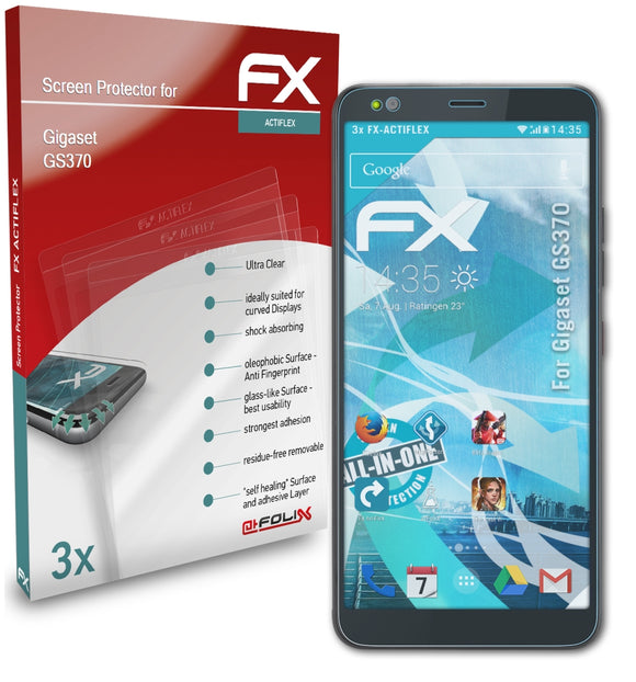 atFoliX FX-ActiFleX Displayschutzfolie für Gigaset GS370