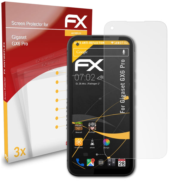 atFoliX FX-Antireflex Displayschutzfolie für Gigaset GX6 Pro