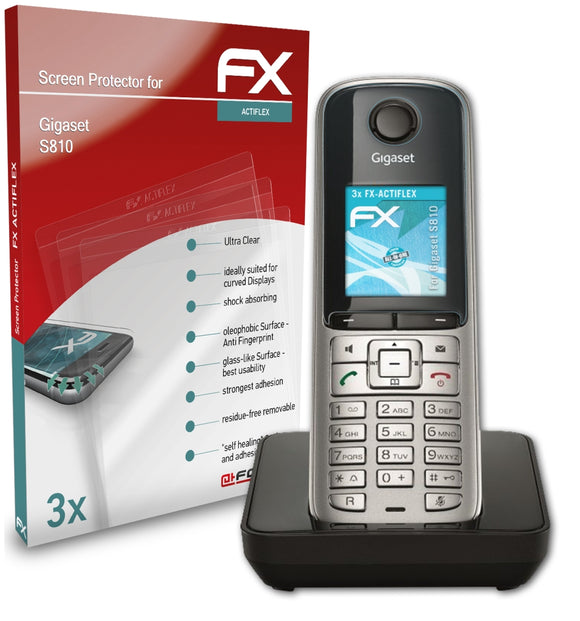 atFoliX FX-ActiFleX Displayschutzfolie für Gigaset S810