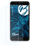 Schutzfolie Bruni kompatibel mit Gionee A1, glasklare (2X)