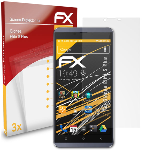 atFoliX FX-Antireflex Displayschutzfolie für Gionee Elife S Plus