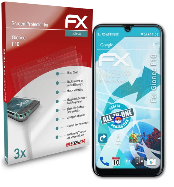 atFoliX FX-ActiFleX Displayschutzfolie für Gionee F10