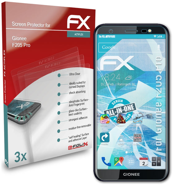atFoliX FX-ActiFleX Displayschutzfolie für Gionee F205 Pro