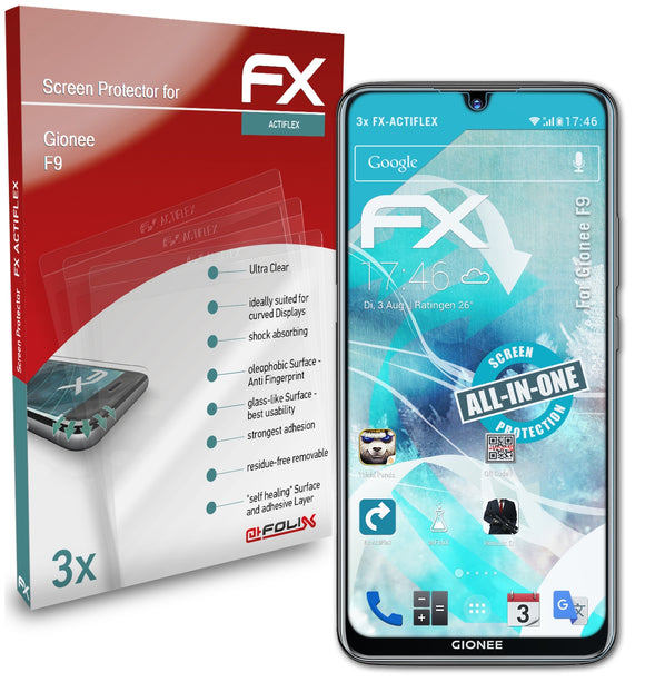 atFoliX FX-ActiFleX Displayschutzfolie für Gionee F9