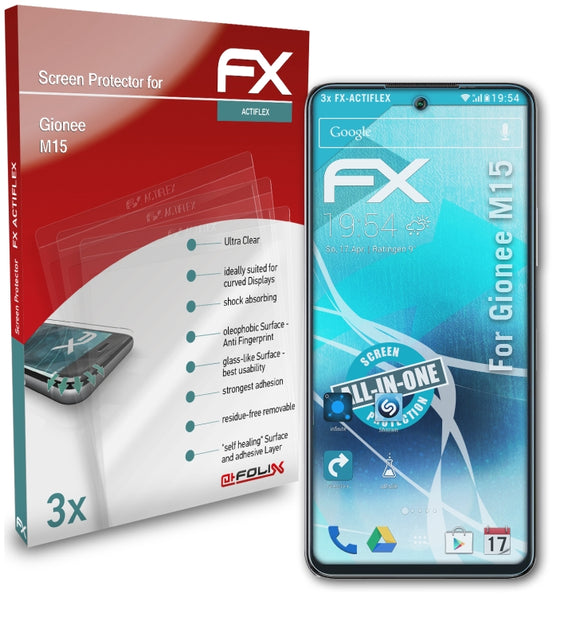 atFoliX FX-ActiFleX Displayschutzfolie für Gionee M15