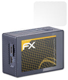 atFoliX Panzerfolie kompatibel mit GoClever DVR Extreme Pro 4K Plus, entspiegelnde und stoßdämpfende FX Schutzfolie (3X)