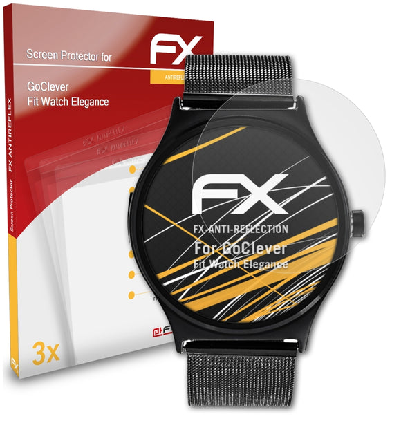 atFoliX FX-Antireflex Displayschutzfolie für GoClever Fit Watch Elegance