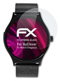 atFoliX Glasfolie kompatibel mit GoClever Fit Watch Elegance, 9H Hybrid-Glass FX Panzerfolie
