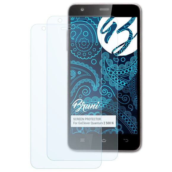 Bruni Basics-Clear Displayschutzfolie für GoClever Quantum 2 500 N