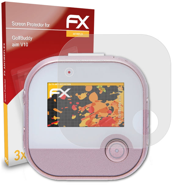 atFoliX FX-Antireflex Displayschutzfolie für GolfBuddy aim V10