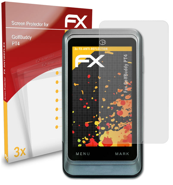 atFoliX FX-Antireflex Displayschutzfolie für GolfBuddy PT4
