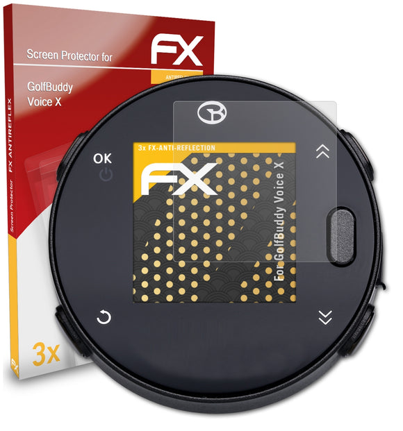 atFoliX FX-Antireflex Displayschutzfolie für GolfBuddy Voice X
