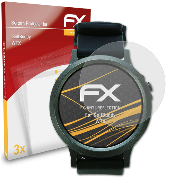 atFoliX FX-Antireflex Displayschutzfolie für GolfBuddy WTX