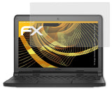 Panzerfolie atFoliX kompatibel mit Google Chromebook 11 Dell series 3120, 11.6 Inch, entspiegelnde und stoßdämpfende FX (2X)