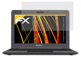 Panzerfolie atFoliX kompatibel mit Google Chromebook 11 Haier, 11.6 Inch, entspiegelnde und stoßdämpfende FX (2X)