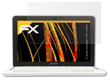 Panzerfolie atFoliX kompatibel mit Google Chromebook 11 HP, 11.6 Inch, entspiegelnde und stoßdämpfende FX (2X)