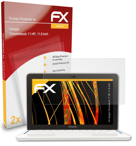 atFoliX FX-Antireflex Displayschutzfolie für Google Chromebook 11 (HP, 11.6 Inch)