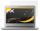 Panzerfolie atFoliX kompatibel mit Google Chromebook (13.3 Inch) Toshiba, entspiegelnde und stoßdämpfende FX (2X)