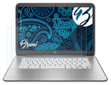 Schutzfolie Bruni kompatibel mit Google Chromebook 14 HP, glasklare (2X)
