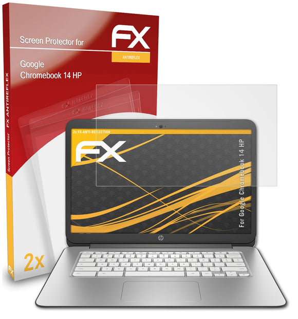 atFoliX FX-Antireflex Displayschutzfolie für Google Chromebook 14 (HP)